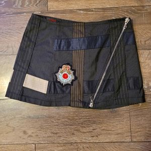 Custo Barcelona Zipper Patchwork Skirt